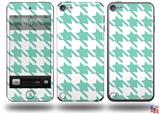 Houndstooth Seafoam Green Decal Style Vinyl Skin - fits Apple iPod Touch 5G (IPOD NOT INCLUDED)