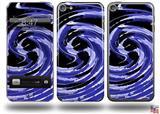 Alecias Swirl 02 Blue Decal Style Vinyl Skin - fits Apple iPod Touch 5G (IPOD NOT INCLUDED)