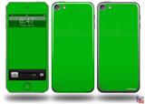 Solids Collection Green Decal Style Vinyl Skin - fits Apple iPod Touch 5G (IPOD NOT INCLUDED)