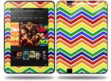 Zig Zag Rainbow Decal Style Skin fits Amazon Kindle Fire HD 8.9 inch