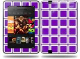 Squared Purple Decal Style Skin fits Amazon Kindle Fire HD 8.9 inch