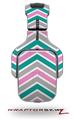Zig Zag Teal Pink and Gray Decal Style Skin (fits Tritton AX Pro Gaming Headphones - HEADPHONES NOT INCLUDED) 