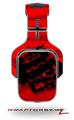 Oriental Dragon Black on Red Decal Style Skin (fits Tritton AX Pro Gaming Headphones - HEADPHONES NOT INCLUDED) 