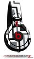 Skin Decal Wrap works with Beats Mixr Headphones Squares In Squares Skin Only (HEADPHONES NOT INCLUDED)