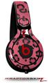 Skin Decal Wrap works with Beats Mixr Headphones Leopard Skin Pink Skin Only (HEADPHONES NOT INCLUDED)