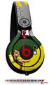 Skin Decal Wrap works with Beats Mixr Headphones WWII Bomber War Plane Pin Up Girl Skin Only (HEADPHONES NOT INCLUDED)