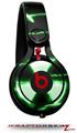 Skin Decal Wrap works with Beats Mixr Headphones Radioactive Green Skin Only (HEADPHONES NOT INCLUDED)