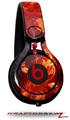 Skin Decal Wrap works with Beats Mixr Headphones Fire Flower Skin Only (HEADPHONES NOT INCLUDED)