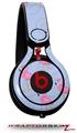 Skin Decal Wrap works with Beats Mixr Headphones Flamingos on Blue Skin Only (HEADPHONES NOT INCLUDED)
