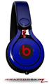 Skin Decal Wrap works with Beats Mixr Headphones Smooth Fades Blue Black Skin Only (HEADPHONES NOT INCLUDED)