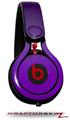 Skin Decal Wrap works with Beats Mixr Headphones Smooth Fades Purple Black Skin Only (HEADPHONES NOT INCLUDED)