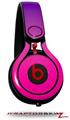 Skin Decal Wrap works with Beats Mixr Headphones Smooth Fades Hot Pink Blue Skin Only (HEADPHONES NOT INCLUDED)