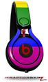 Skin Decal Wrap works with Beats Mixr Headphones Rainbow Stripes Skin Only (HEADPHONES NOT INCLUDED)