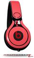 Skin Decal Wrap works with Beats Mixr Headphones Solids Collection Coral Skin Only (HEADPHONES NOT INCLUDED)