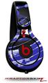 Skin Decal Wrap works with Beats Mixr Headphones Alecias Swirl 02 Blue Skin Only (HEADPHONES NOT INCLUDED)