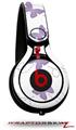 Skin Decal Wrap works with Beats Mixr Headphones Pastel Butterflies Purple on White Skin Only (HEADPHONES NOT INCLUDED)