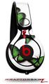 Skin Decal Wrap works with Beats Mixr Headphones Butterflies Green Skin Only (HEADPHONES NOT INCLUDED)
