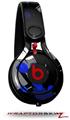 Skin Decal Wrap works with Beats Mixr Headphones Abstract 02 Blue Skin Only (HEADPHONES NOT INCLUDED)