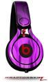 Skin Decal Wrap works with Beats Mixr Headphones Fire Purple Skin Only (HEADPHONES NOT INCLUDED)