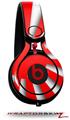 Skin Decal Wrap works with Beats Mixr Headphones Rising Sun Japanese Flag Red Skin Only (HEADPHONES NOT INCLUDED)