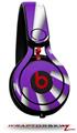Skin Decal Wrap works with Beats Mixr Headphones Rising Sun Japanese Flag Purple Skin Only (HEADPHONES NOT INCLUDED)