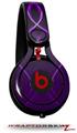 Skin Decal Wrap works with Beats Mixr Headphones Abstract 01 Purple Skin Only (HEADPHONES NOT INCLUDED)