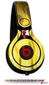 Skin Decal Wrap works with Beats Mixr Headphones Fire Yellow Skin Only (HEADPHONES NOT INCLUDED)