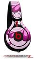 Skin Decal Wrap works with Beats Mixr Headphones Petals Pink Skin Only (HEADPHONES NOT INCLUDED)