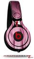 Skin Decal Wrap works with Beats Mixr Headphones Fire Pink Skin Only (HEADPHONES NOT INCLUDED)