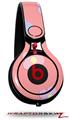 Skin Decal Wrap works with Beats Mixr Headphones Pastel Flowers on Pink Skin Only (HEADPHONES NOT INCLUDED)