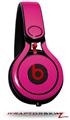 Skin Decal Wrap works with Beats Mixr Headphones Solids Collection Fushia Skin Only (HEADPHONES NOT INCLUDED)