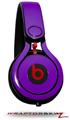 Skin Decal Wrap works with Beats Mixr Headphones Solids Collection Purple Skin Only (HEADPHONES NOT INCLUDED)