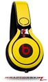 Skin Decal Wrap works with Beats Mixr Headphones Solids Collection Yellow Skin Only (HEADPHONES NOT INCLUDED)