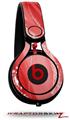 Skin Decal Wrap works with Beats Mixr Headphones Mystic Vortex Red Skin Only (HEADPHONES NOT INCLUDED)