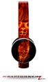 Flaming Fire Skull Orange Decal Style Skin (fits Sol Republic Tracks Headphones - HEADPHONES NOT INCLUDED) 