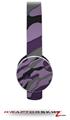 Camouflage Purple Decal Style Skin (fits Sol Republic Tracks Headphones - HEADPHONES NOT INCLUDED) 