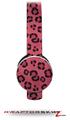 Leopard Skin Pink Decal Style Skin (fits Sol Republic Tracks Headphones - HEADPHONES NOT INCLUDED) 
