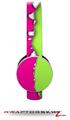 Ripped Colors Hot Pink Neon Green Decal Style Skin (fits Sol Republic Tracks Headphones - HEADPHONES NOT INCLUDED) 