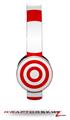 Bullseye Red and White Decal Style Skin (fits Sol Republic Tracks Headphones - HEADPHONES NOT INCLUDED) 