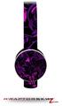 Twisted Garden Purple and Hot Pink Decal Style Skin (fits Sol Republic Tracks Headphones - HEADPHONES NOT INCLUDED) 