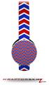 Zig Zag Red White and Blue Decal Style Skin (fits Sol Republic Tracks Headphones - HEADPHONES NOT INCLUDED) 