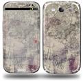 Pastel Abstract Gray and Purple - Decal Style Skin (fits Samsung Galaxy S III S3)