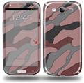 Camouflage Pink - Decal Style Skin (fits Samsung Galaxy S III S3)