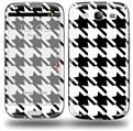 Houndstooth Black and White - Decal Style Skin (fits Samsung Galaxy S III S3)