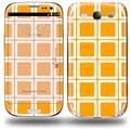 Squared Orange - Decal Style Skin (fits Samsung Galaxy S III S3)
