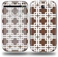 Boxed Chocolate Brown - Decal Style Skin (fits Samsung Galaxy S III S3)