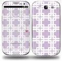 Boxed Lavender - Decal Style Skin (fits Samsung Galaxy S III S3)