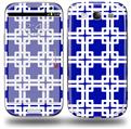 Boxed Royal Blue - Decal Style Skin (fits Samsung Galaxy S III S3)