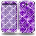 Wavey Purple - Decal Style Skin (fits Samsung Galaxy S III S3)