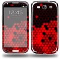 HEX Red - Decal Style Skin (fits Samsung Galaxy S III S3)
